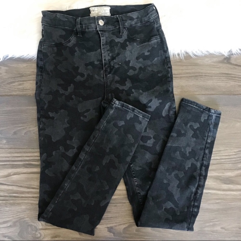 Free People Camo Jeans